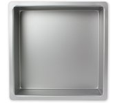 Pme sqr124 teglia professionale, alluminio, argento, 30 x 30 cm