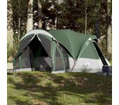 Tienda de campaña familiar tipi 8 personas impermeable verde v7714 unico / verde