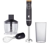 Bergner batidora de mano bergner 2 velocidades con picadora 600ml con varilla batidora con vaso medidor 600 ml