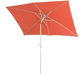 Sombrilla de jardín 2x3m rectangular basculante poliéster/aluminio 4,5kg terracota 04_0003896