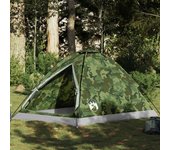 Tienda de campaña iglú para 2 personas impermeable camuflaje 2 personas / verde
