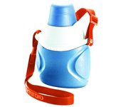 Giostyle botella de agua portátil con bandolera y tapón de vidrio - capacidad 0,6 lt