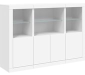 Aparador aparador cómoda gabinete unidad de almacenamiento organizador cocina sala de estar con luces led 02_0037195