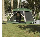 Tienda de campaña familiar para 6 personas impermeable verde v8044 unico / verde