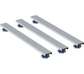 Geberit juego de pies y travesaños para plato de ducha de resina de piedra, lxa 62,5x7,3 cm, pies regulables en altura 6-12 cm, 554.955.00.1