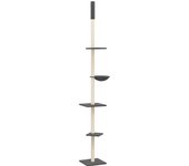 Árbol para gatos, mueble, torre, juguete para trepar, rascador, plataforma para trepar desde el suelo has 02_0022759