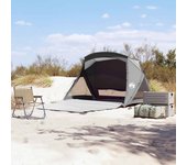 Tienda de playa impermeable gris para 2 personas