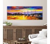 Pintura decorativa lienzo yty241700161_3080 multicolor 30x80 cm