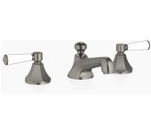 Dornbracht madison mezclador de lavabo de tres agujeros, con desagüe automático, 20700370-99, color: platino oscuro cepillado