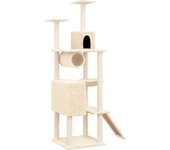 Torre para muebles de árbol para gatos, juguete para trepar, rascador, plataforma para trepar con postes 02_0022495