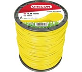 Hilo para desbrozadora redondo nylon amarillo ø 4.0mm/95m oregon 69-388-y