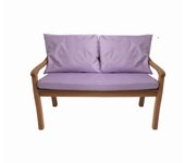 Cojín para banco 100x50x50cm, cojines para columpio de jardín púrpura claro, cojín de asiento, cojín de respaldo, cojín para exterior/interior