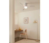 Windcalm dc - función verano/invierno - ventilador de techo 40w silencioso ø112 cm con luz y mando a distancia