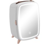 Nevera cosméticos homcom pp blanco 24.3x19.4x35.6 cm