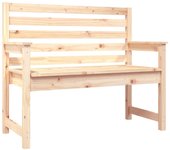 Banco de jardín muebles de exterior para terraza terraza 109 x 48 x 91,5 cm madera maciza de pino 02_0011162