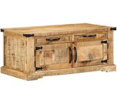 Vidaxl mesa de café 90x50x40 cm madera maciza de mango