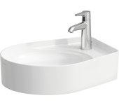 Laufen val lavabo bol, 1 agujero para grifo, sin rebosadero, us cerrado 500x400mm, h8122810001111, color: blanco