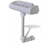 Vidaxl cascada de fuente de piscina con luces led