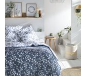 Funda nórdica estampada + 2 fundas cuadrante, calidad 100% algodón m/nordic 220x240cm