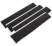 Juego 4 cepillos repuesto máquina barredora césped 95cm set completo recambio jardín jardinería