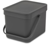 Cubo reciclaje sort & go' gris marca brabantia