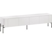 Mueble tv mavnue 102, blanco, 190x50x40cm