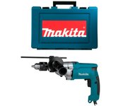 Makita hp2050 - taladro percutor 720w 2.5 kg 1200-2900 rpm portabrocas con llave con maletin