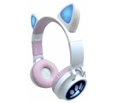 Auriculares 2 en 1 con orejas para gatos para escuchar su música inalámbrica en bluetooth 5.0