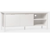 Mueble tv de lacado blanco 140x55 cm
