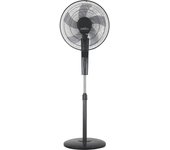 Ventilador de pie rayo gris/negro 3 vel.60w.5 asp 43d c/ remoto y temporizador 0,5h-7,5h