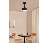 Wind clear lamp - ventilador de techo 40w silencioso ø55cm aspas retráctiles con luz led
