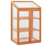 Vidaxl invernadero de madera de abeto 60x45x100 cm