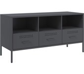 Mueble tv multimedia estantería para televisión buffet para televisión comedor salón dormitorio antracita 02_0026381
