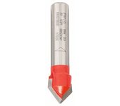 Fresa para ranurar en v expert for wood 8 mm d 127 mm l 10 mm g 445 mm 90°
