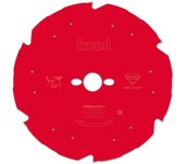 Disco diamantado para sierra circular portátil freud - ø260 2,4/1,8 al30 z6 td 10° - f03fs09849 -fr26f001m