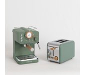 Create - pack toast retro tostadora + thera retro cafetera express acabado mate
