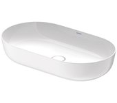 Duravit luv lavabo sobre encimera 70x40cm, sin rebosadero, sin orificio para grifo, sin orificio para grifo, pulido, 0379702600, color: blanco
