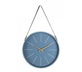 3x reloj de pared azul 40x66 cm