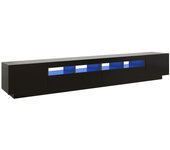Mueble tv multimedia estantería para televisión buffet para televisión comedor salón dormitorio con luces 02_0026571