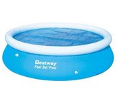 Cobertor térmico para piscina redondo fácil/rápido 457 bestway bw58252 (58065)