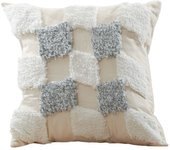 Cojín cuadrado en algodón estilo boho bali (45x45 cm) funda + relleno - veleki