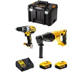 Dewalt kit dwk222 (dcd996 + dch133 + 2 x 5,0 ah + dcb115 + tstak vi)