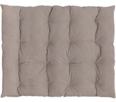 Colchón de suelo cielo de algodón taupe 120x100