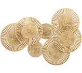 Atmosphera - decoración mural alexa metal - oro - 99x71 cm