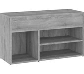 Banco de zapatos botas cómoda estante mueble entrada almacenamiento sonoma 80 x 30 x 45 cm madera contrac 02_0023010