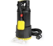 Wiltec bomba de agua sumergible 1200 w caudal 6000 l/h altura máx. 40 m, profundidad inmersión máx. 7 m, con interruptor de flotador y termorregula...