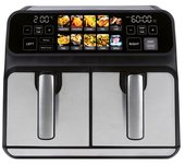 Proficook fr 1287 h freidora doble de aire caliente con pantalla a color 8l