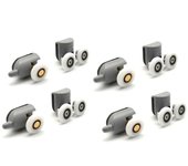Kit uds. 8 rodamientos para mamparas de ducha linea essential -