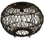 Lámpara de exterior bola solar negro - diam.31 cm - atmosphera créateur d'intérieur