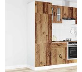 Maison exclusive - armario de cocina kalmar madera vieja madera de ingeniería